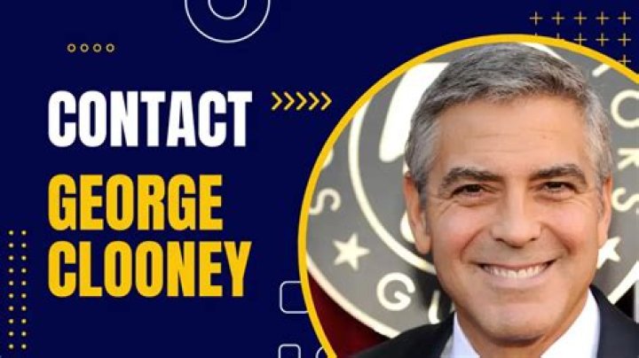 How To Reach Out To George Clooney: A Comprehensive Guide