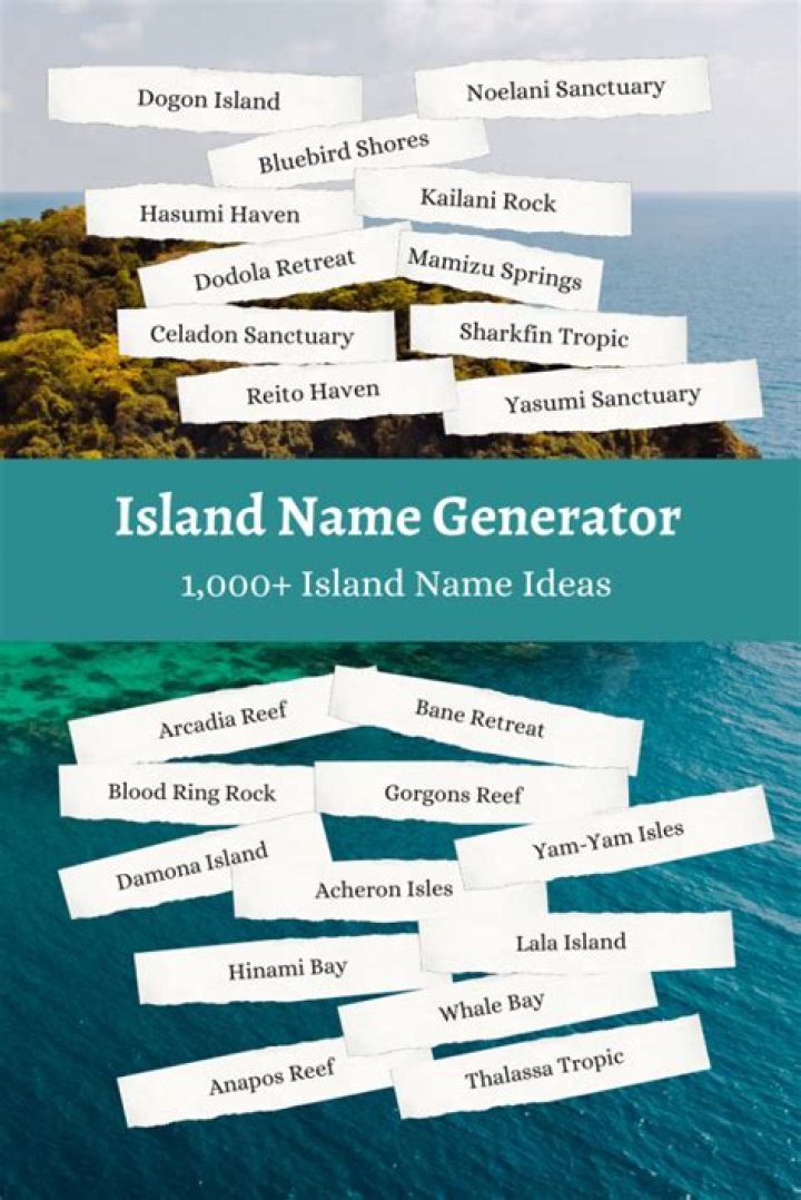 Give Your Archipelago A Name: The Ultimate Island Name Generator